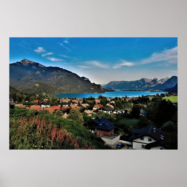 Poster Rua Gilgen e Wolfgangsee (Frente)
