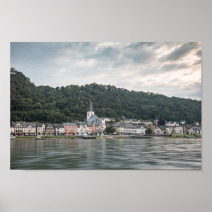 Poster Rua. Goar am Rhein