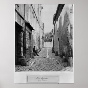 Poster Rua Gracieuse, da rua Daubenton, Paris