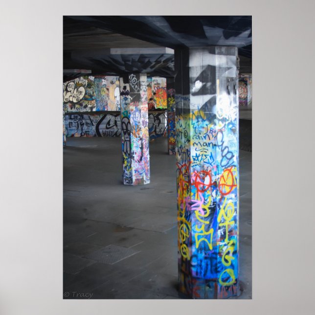 Póster Rua grafite (Frente)