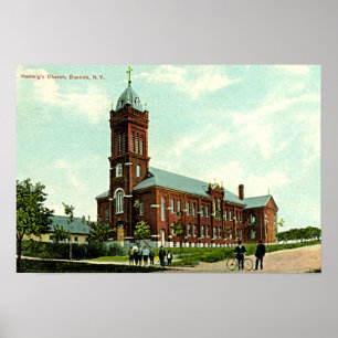 Póster Rua Hedwigs 1909 de Dunkirk New York