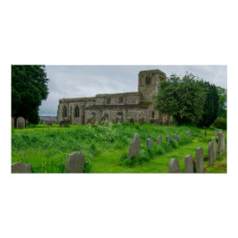 Póster Rua. Igreja de Maria, Leake North Yorkshire Herita