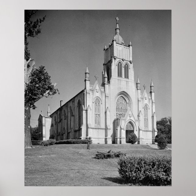 Póster Rua, Igreja de Vincent (Frente)
