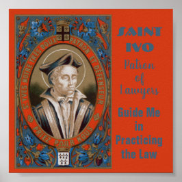 Poster Rua. Ivo de Kermartin (M 005)