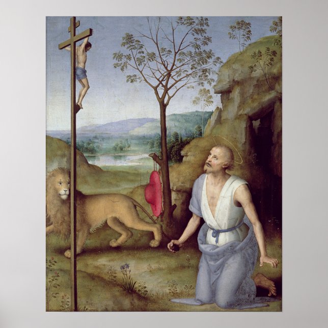 Poster Rua. Jerome no Deserto, c.1499-1502 (Frente)