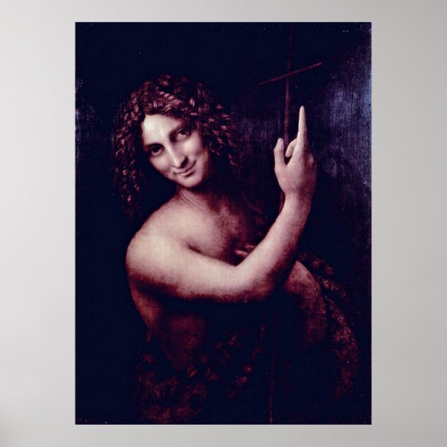 Poster Rua. João Batista de Leonardo da Vinci (Frente)