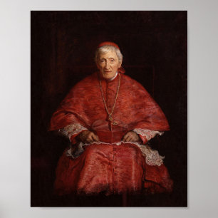 Poster Rua John Henry Newman Santo católico Everett