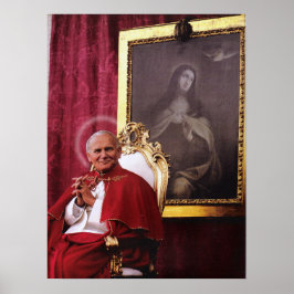 POSTER RUA JOHN PAUL II E MADONNA.