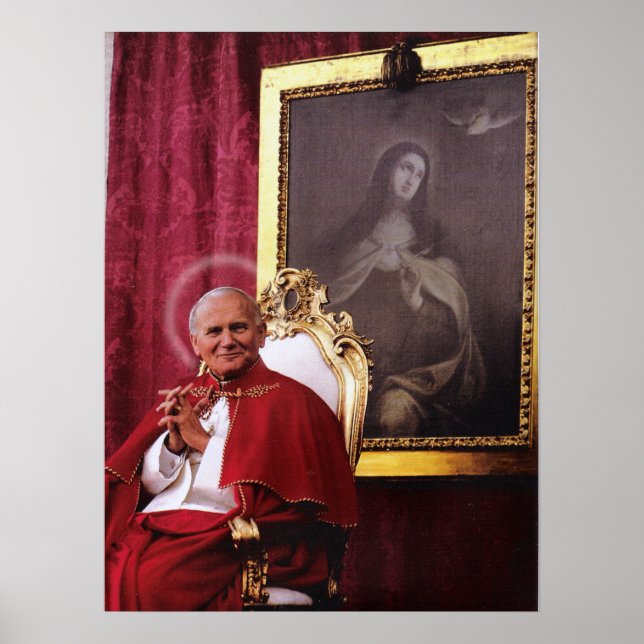 POSTER RUA JOHN PAUL II E MADONNA. (Frente)