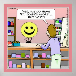 Póster Rua Johns Wort Funny Rick London