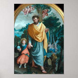 Poster Rua Joseph com a Criança Cristo