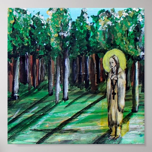 Poster Rua. Kateri Tekakwita, Primeiro Santo Nativo Ameri (Frente)