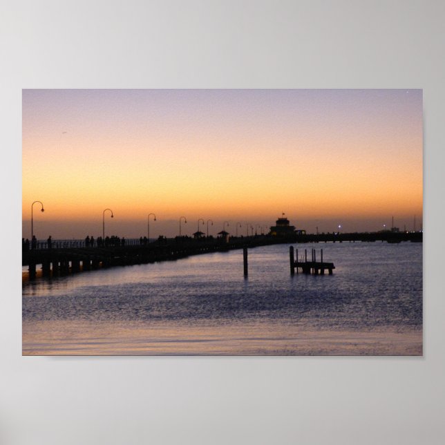 Poster Rua, Kilda Pier (Frente)