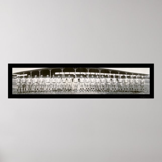 Póster Rua Louis Cardinals Foto 1910 (Frente)