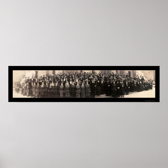 Poster Rua Louis MO Foto 1919 (Frente)