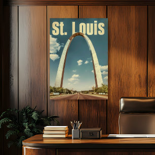 Poster Rua Louis Viagens vintage