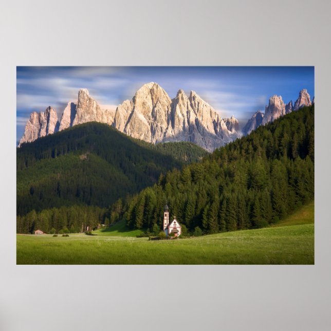 Poster Rua. Magdalena | Val di Funes (Frente)