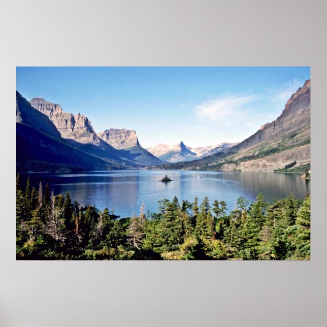 Póster Rua. Mary Lake - Glacier National Park (Frente)