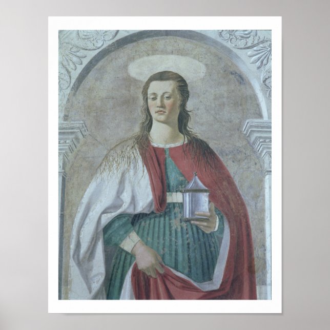 Póster Rua. Mary Magdalene, 1466 (fresco) (pormenores) (v (Frente)
