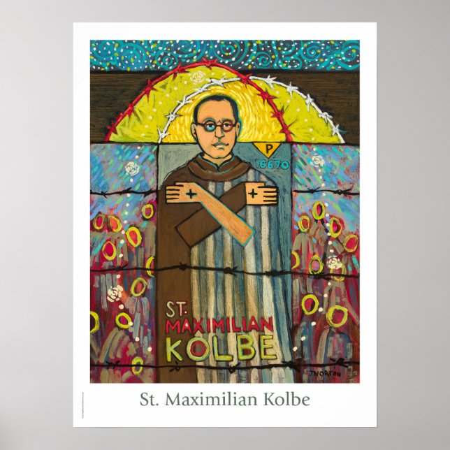 Poster Rua Maximilian Kolbe Católica Sala de aula (Frente)