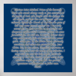 Póster Rua Michael - Espadas e escudo