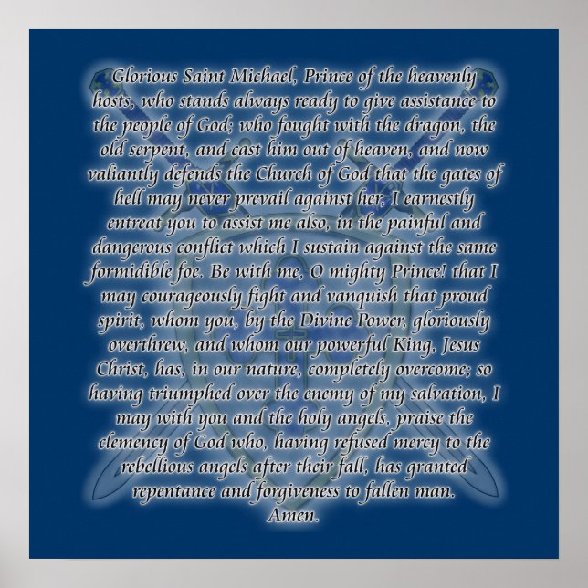 Póster Rua Michael - Espadas e escudo (Frente)