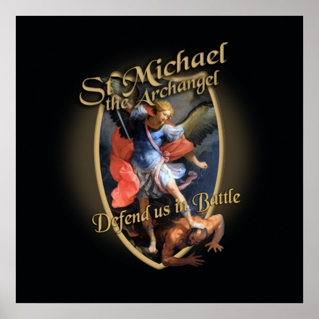 PÓSTER RUA MICHAEL O ARCHANGEL NOS DEFENDE EM BATALHA (Frente)