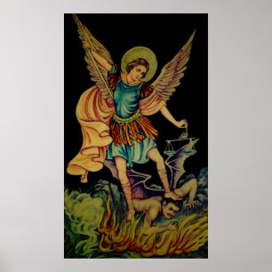 Póster Rua. Michael The ArchAngel Canvas Print