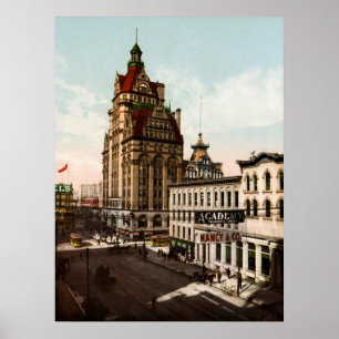 Poster Rua Milwaukee de Wisconsin