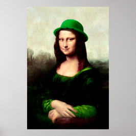 Póster Rua, Mona Lisa do Dia de Patrick