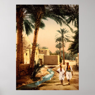 Póster Rua na antiga cidade, II, Biskra, Argélia