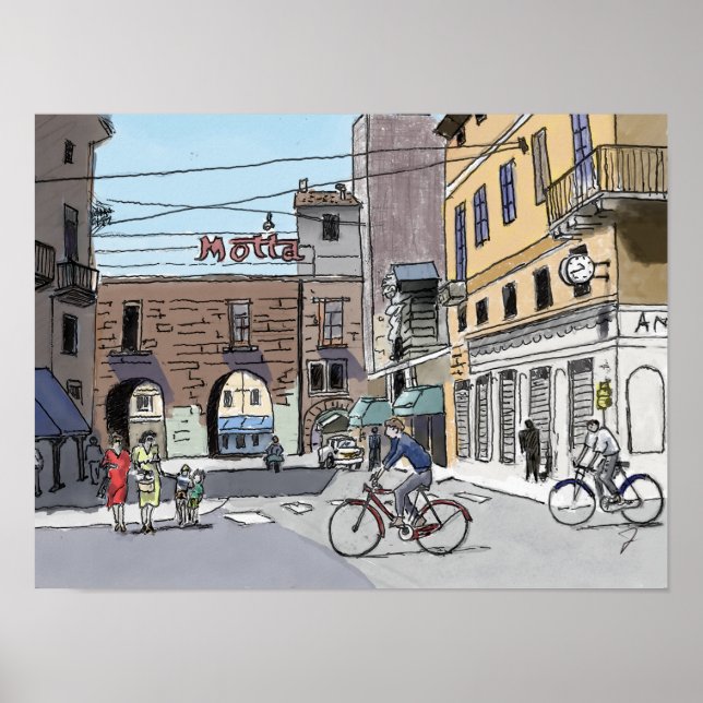 Poster Rua na Itália # 22Poster (Frente)