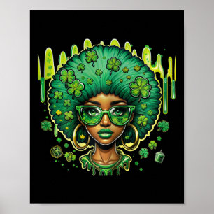 Poster Rua Negra Afro-Americana Leprechaun