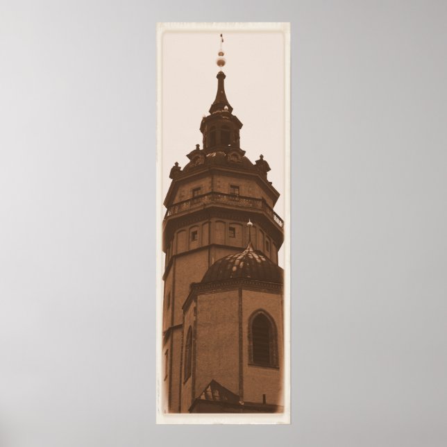Póster Rua. Nicholas Church, Leipzig (Frente)