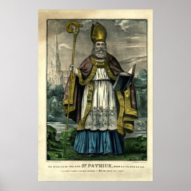 Póster Rua. Patrick de Currier & Ives (1834-1907) (Frente)
