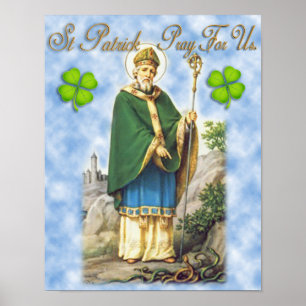 Poster Rua Patrick, Patron Santo da Irlanda.