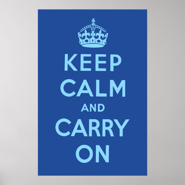 Póster Rua. Petersburg Blue (Frente)