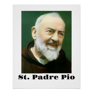Póster Rua. Pio Padre