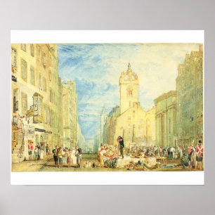 Póster Rua principal de Joseph Mallord William Turner ,