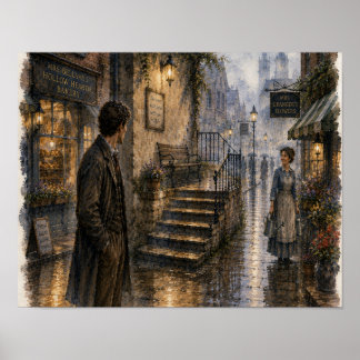 Poster Rua Que Mudou Da Noite Para o Dia: Placa — RH-WC-B