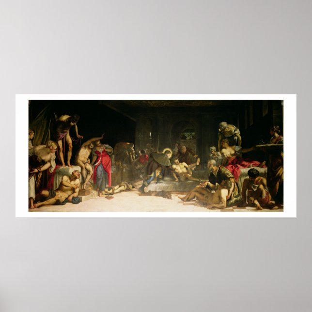 Póster Rua, Roch Curando a Peste (Frente)