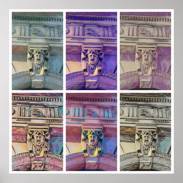 Poster Rua romana (Frente)