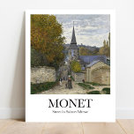 Poster Rua Sainte-Adresse, por Claude Monet<br><div class="desc">Traga para casa uma história de arte com esta bela poster de rua em Sainte-Adresse pelo pintor impressionista francês Claude Monet. Pintado em 1867, esse óleo na obra-prima da canvas representa uma mulher e uma criança olhando para uma rua decolando na pequena vila pesqueira de Sainte-Adresse, perto de Le Havre,...</div>
