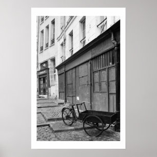 Póster Rua secundária em Paris