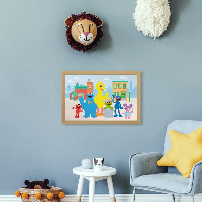 Poster Rua Sésamo | Cena do Bairro (Criador carregado)