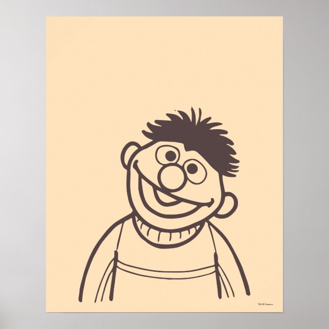 Poster Rua Sésamo | Ernie (Frente)