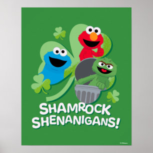 Poster Rua Sésamo   Shamrock Shenanigans!