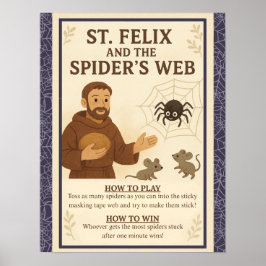 Poster Rua. Sinal de Santo Católico de Felix Spider na We