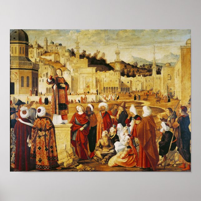 Póster Rua, Stephen pregando (Frente)