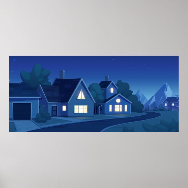 Poster Rua Suburbana (Frente)